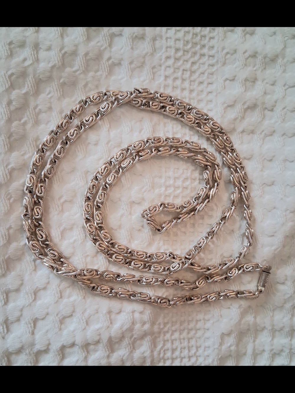 Vintage Intricate Chain Necklace West Germany